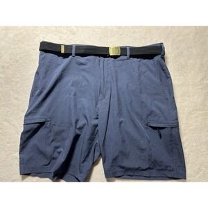 Active Flex Shorts  Vintage Belt Architect Shorts Size 42 Cargo Zipper Pockets